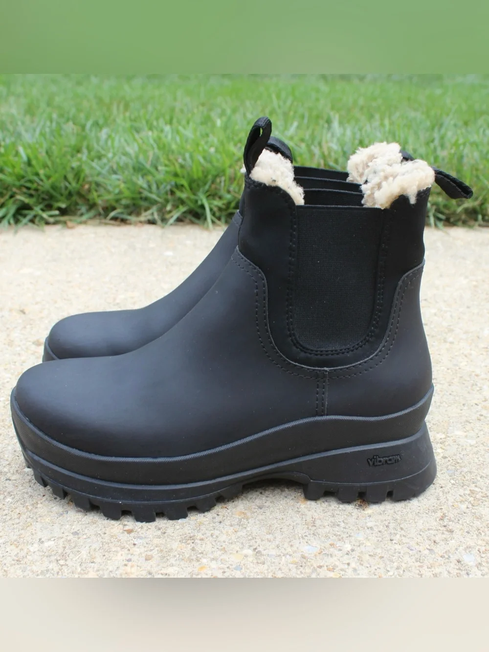 Loeffler Randall Tara Black Weather Boot Sz 7.5